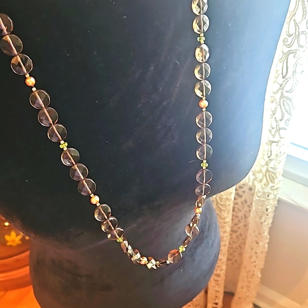 Ross Simons Smoky Quartz Necklace